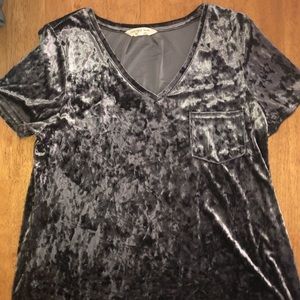 Velvet v neck